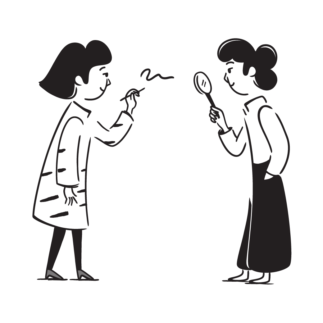 See beyond the words